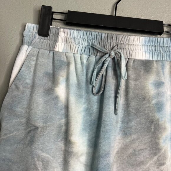 NWT Calme Johnny Was‎  Commuter Short Skirt Rain Blue Tie Dye Athletic XS - Picture 3 of 10